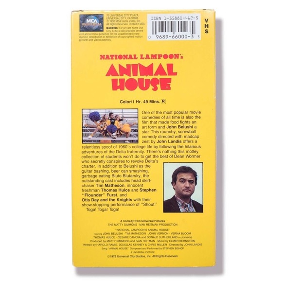 National Lampoon's Animal House VHS Great Condition - Picture 3 of 5